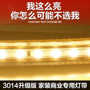 本周新品 LED灯带 灯带灯条硬灯带 3014LED高压防水贴片软灯带