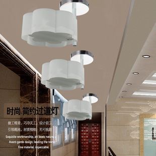 LED光源 爆款led吸顶灯现代简约铝材卧室灯客厅阳台厨卫餐厅吸顶灯YL009-1