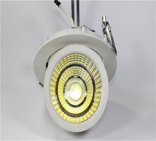 LED天花灯 LED象鼻天花COB射灯 转角360度可调10W 20W 30W室内商业照明批发