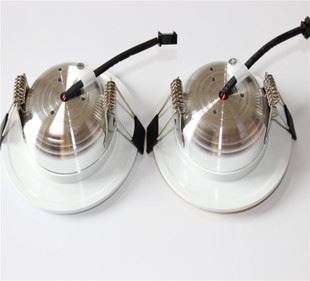 LED筒灯 LED草帽金边筒灯 LED射灯2.5寸3W 3寸5W 3.5寸7W 4寸9W 4寸12W