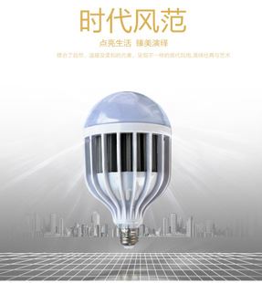 LED大功率球泡灯 36W LED球泡灯E27 进口LED光源灯泡 进口透光罩LED灯