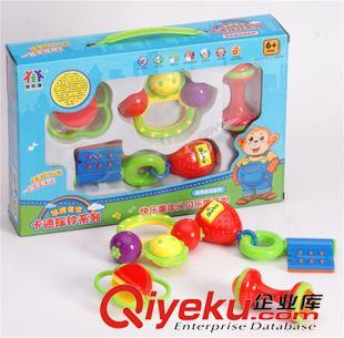 【早教玩具】 新生儿 益智玩具摇铃 婴儿手摇铃 宝宝儿童玩具0-1岁礼盒四件套装