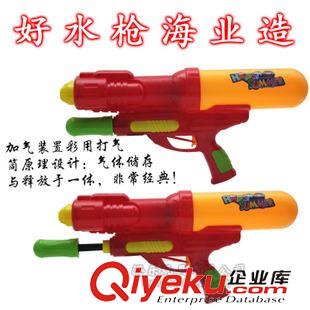 热销产品 玩具批发厂家直销 海业双喷头气压水枪 沙滩戏水塑料玩具 3C认证