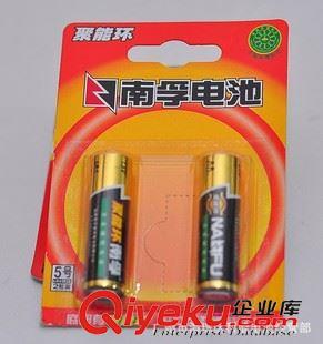南孚碱性电池 【行业推荐】南孚5号2粒卡装电池 R6 AA电池 南孚碱性聚能环电池
