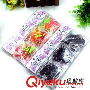 皮筋/头花/头扣 1元店小饰品 韩版橡皮筋头绳 强拉不断透明袋装弹力发圈发绳