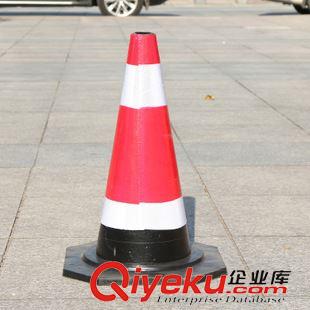 交通设施 交通设施 橡胶路锥70cm 红白反光路障隔离锥雪糕筒警示路锥