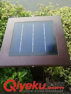 太阳能系列 批发2015新款gd压铸铝草坪灯 别墅定制太阳能草坪灯花园别墅