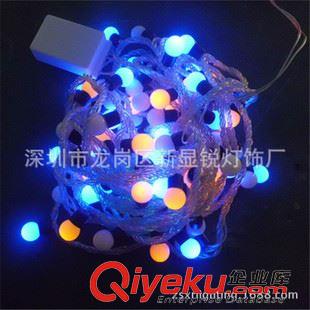 LED灯串、网灯、瀑布灯 外贸LED球泡灯 圣诞灯装饰5米50珠灯串 LED 质保