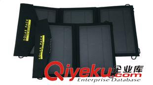 太阳能充电器 10W户外折叠便携式快充网袋太阳能充电包 USB接口 太阳能移动电源