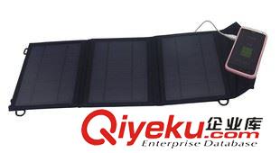 太阳能充电器 10W太阳能充电包户外可折叠便携，单晶{gx}直充快充防水布充电包