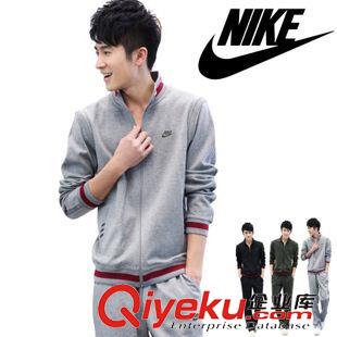 【仿牌阿迪耐克秋季新品】 2015新款秋春男士品牌运动套装休闲服开衫韩版修身纯棉学生校