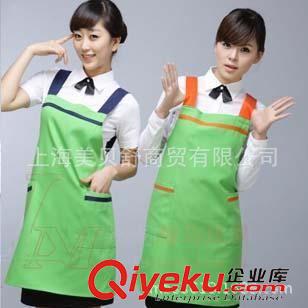 广告围裙 厨房围裙定制韩版家居工作服纯色厨师咖啡店厨师定做防水广告围裙