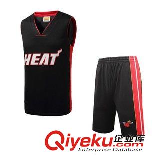 未分类 新款篮球服男款篮球衣篮球队服比赛训练服球衣定制印号 热火队