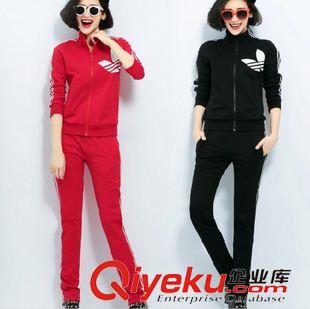 休闲运动套装 运动套装女2015早秋韩版新款套装装长袖休闲卫衣两件套
