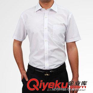 男式衬衫定做 供应男士衬衫 男式短袖修身商务衬衣 男装职业装白衬衣