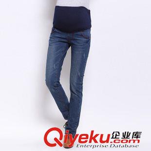 孕妇裤 6809#时尚韩版孕妇装 冬季新款拖腹孕妇裤 孕妇牛仔裤