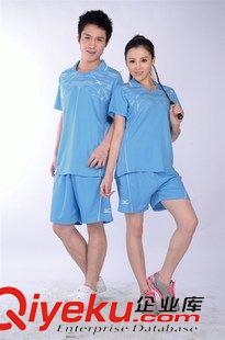 乒乓球服/学生班服 工厂批量生产羽毛球服套装 男女休闲透气排汗短袖羽毛球服套装