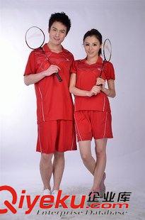 乒乓球服/学生班服 工厂批量生产羽毛球服套装 男女休闲透气排汗短袖羽毛球服套装