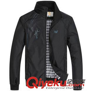 未分类 2015新款男立领夹克外套薄款韩版修身青年大码男装休闲外套夹克衫