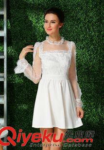 连衣裙 3017#蕾丝连衣裙2015春夏新款女装气质 白色连衣裙