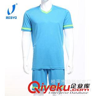 足球服 励扬运动2015新款夏秋款运动短袖足球服球衣男女套装
