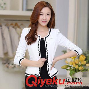 小西装 2015秋装新款韩版时尚女装长袖小西装外套小香风女式外套
