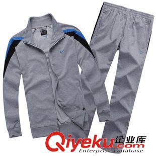 耐克套装 厂家直销2015新款男士春秋运动套装 时尚休闲男士卫衣套装8803
