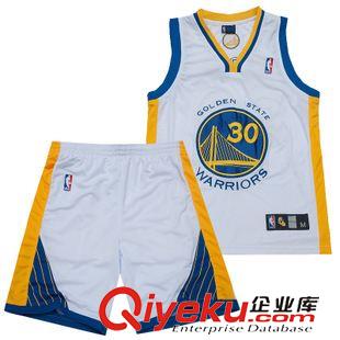 蓝球服 批发爆款夏季男士篮球服套装运动蓝球衣 金州勇士队30号  可印字