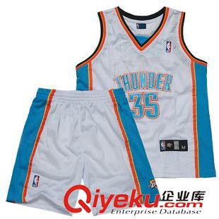 蓝球服 批发爆款夏季男士篮球服套装运动蓝球衣 雷霆队35号 可印字
