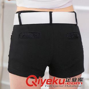 第2波 2015夏装新款时尚短裤韩版 显瘦百搭蕾丝拼接短裤