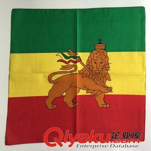 国旗 MD8084专业定制全棉方巾时尚头巾l潮流手帕欧美嘻哈风格bandana