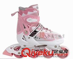 轮滑（美洲狮 智趣） 批发新款伴威902-1铝合金全闪光轮儿童溜冰鞋直排轮滑成人旱冰鞋