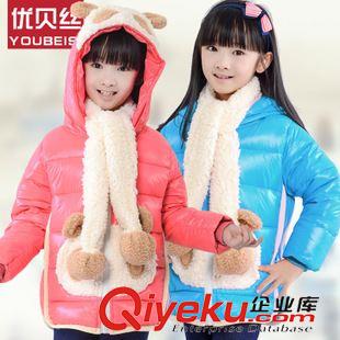 未分类 冬装韩版新款潮女童羽绒棉服 加厚外套中小童儿童棉衣 厂家批发