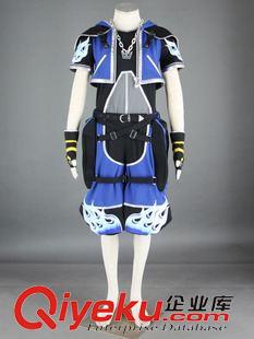 W-王国之心 cosplay 动漫服装批发 王国之心-索拉装2代-蓝色-E114