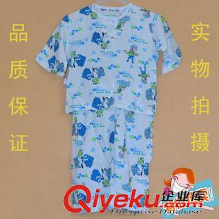 2015年5月夏季新款 2015童装棉绸套装夏 纯棉宝宝睡衣家居服绵绸套装厂家直销批发