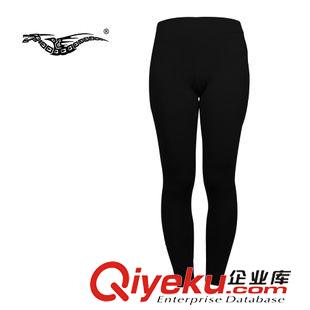 其它 青龙林软装备户外运动 男士跑步健身紧身黑色长裤 一件代发货