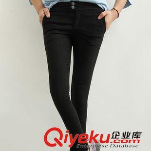 第八期 Y4148#新款韩版打底裤 外穿弹力黑白色显瘦薄小脚铅笔裤长裤女