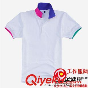 女式短袖POLO衫 上海polo衫厂家定做t恤衫 订做翻领长短袖广告文化衫 纯棉面料