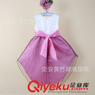 新款纱裙 时尚爆款不规则长尾公主裙 欧美热款批发 H610 多色可选 粉红色