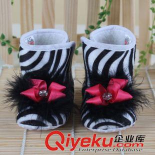 NEXT 【大促】新款斑马纹保暖学步靴 婴儿鞋 N0269