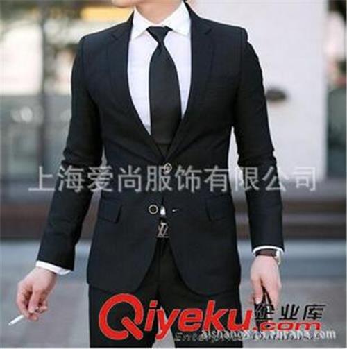 男士商务休闲西装 上海专业服装厂家定做生产各类西服 男女职业装 男士商务套装