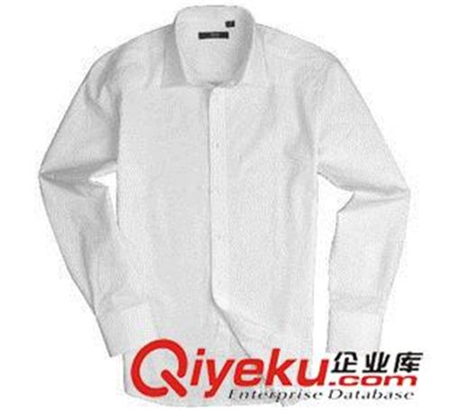男式长袖衬衫 订做全棉男式长袖衬衫 白色衬衫工作服 职业衬衫定做 价格实惠