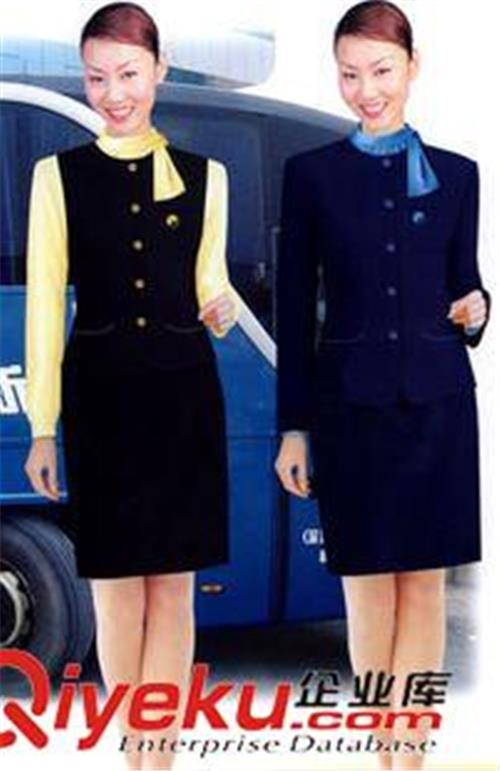 航空铁路职业服装 上海爱尚服饰供应时尚吸湿排汗类短袖乘务员制服