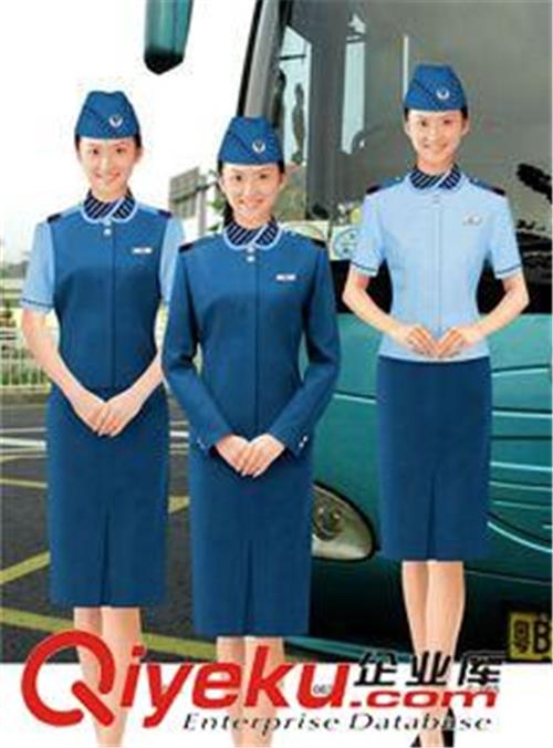 航空铁路职业服装 上海爱尚服饰供应夏季套装乘务员制服