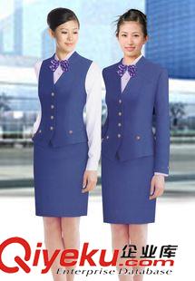 航空铁路职业服装 上海爱尚服饰供应多款多色的套装乘务员制服