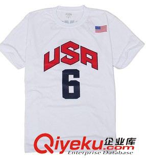 运动 休闲类 美国队 梦之队 KB10 LBJ6 KD5号 纯棉短袖T恤