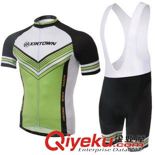 短套装 2015年新款绿谷骑行服短袖套装 自行车服 夏季功能吸湿排汗衣裤
