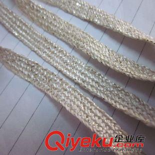 金银线绳/金银丝绳 厂家供应yz金银丝编织单层扁带