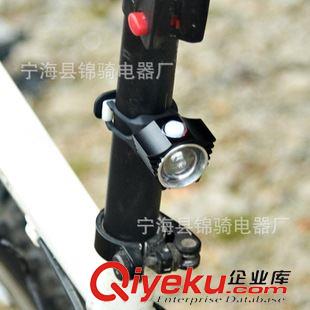 自行车车灯 电筒 USB充电尾灯夜骑警示灯电子自行车尾灯 公路山地自行车骑行装备