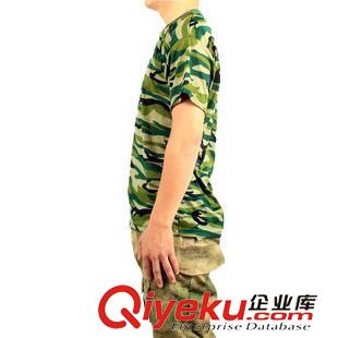 短袖T恤 zp学生男女军训迷彩T恤绿色条纹迷彩短袖夏迷彩